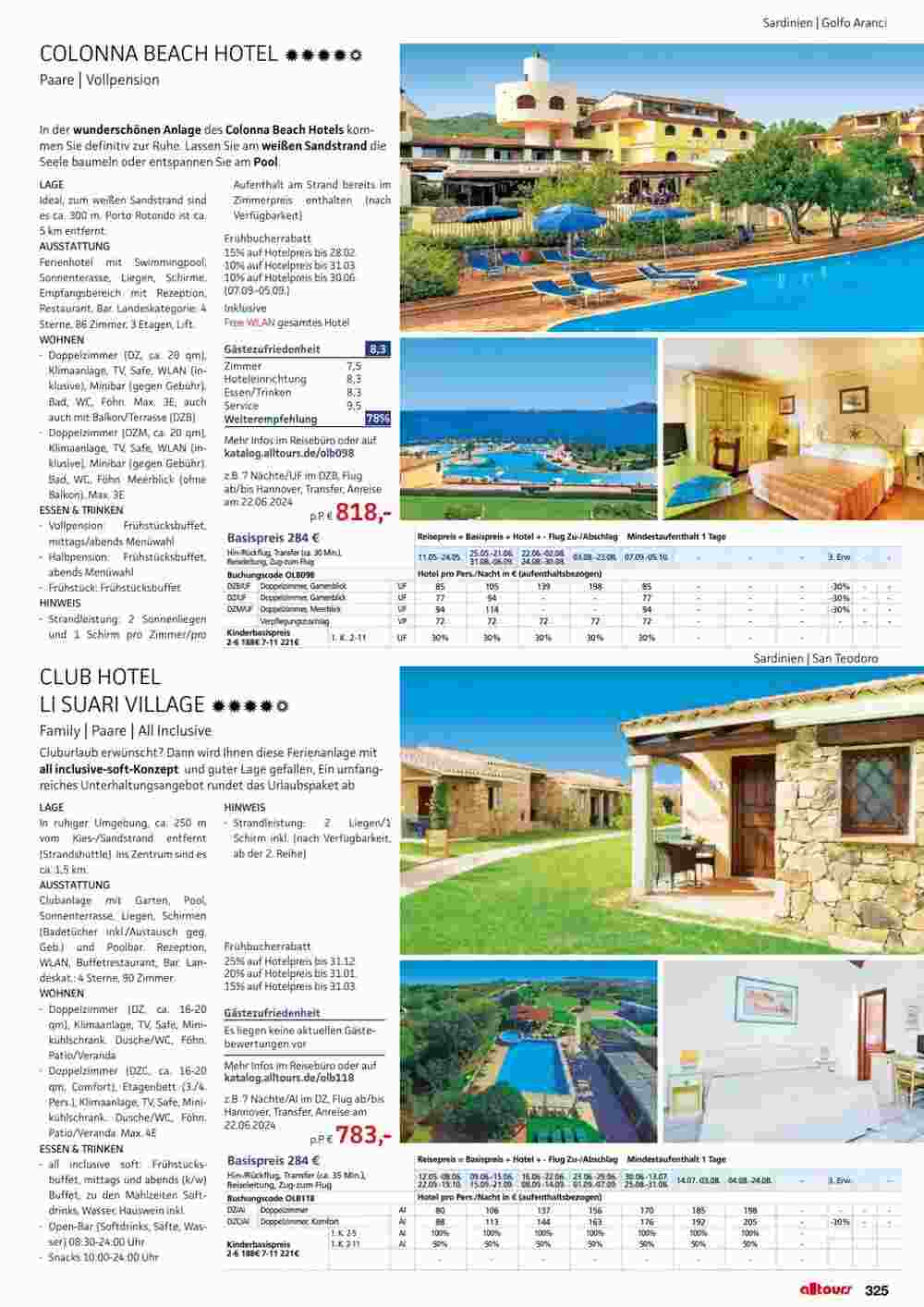 Alltours Flugblatt (ab 01.05.2024) - Angebote und Prospekt - Seite 325