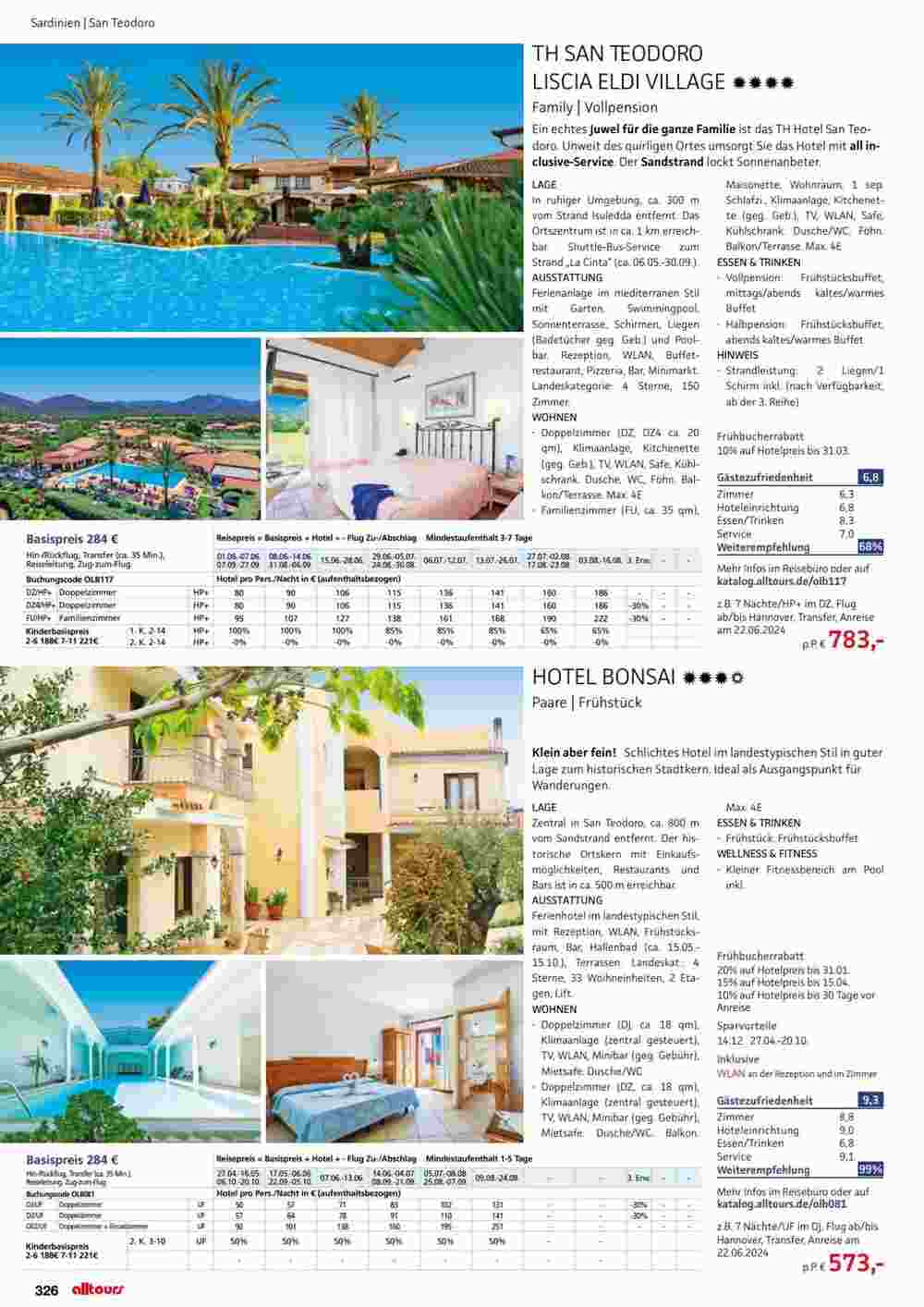 Alltours Flugblatt (ab 01.05.2024) - Angebote und Prospekt - Seite 326