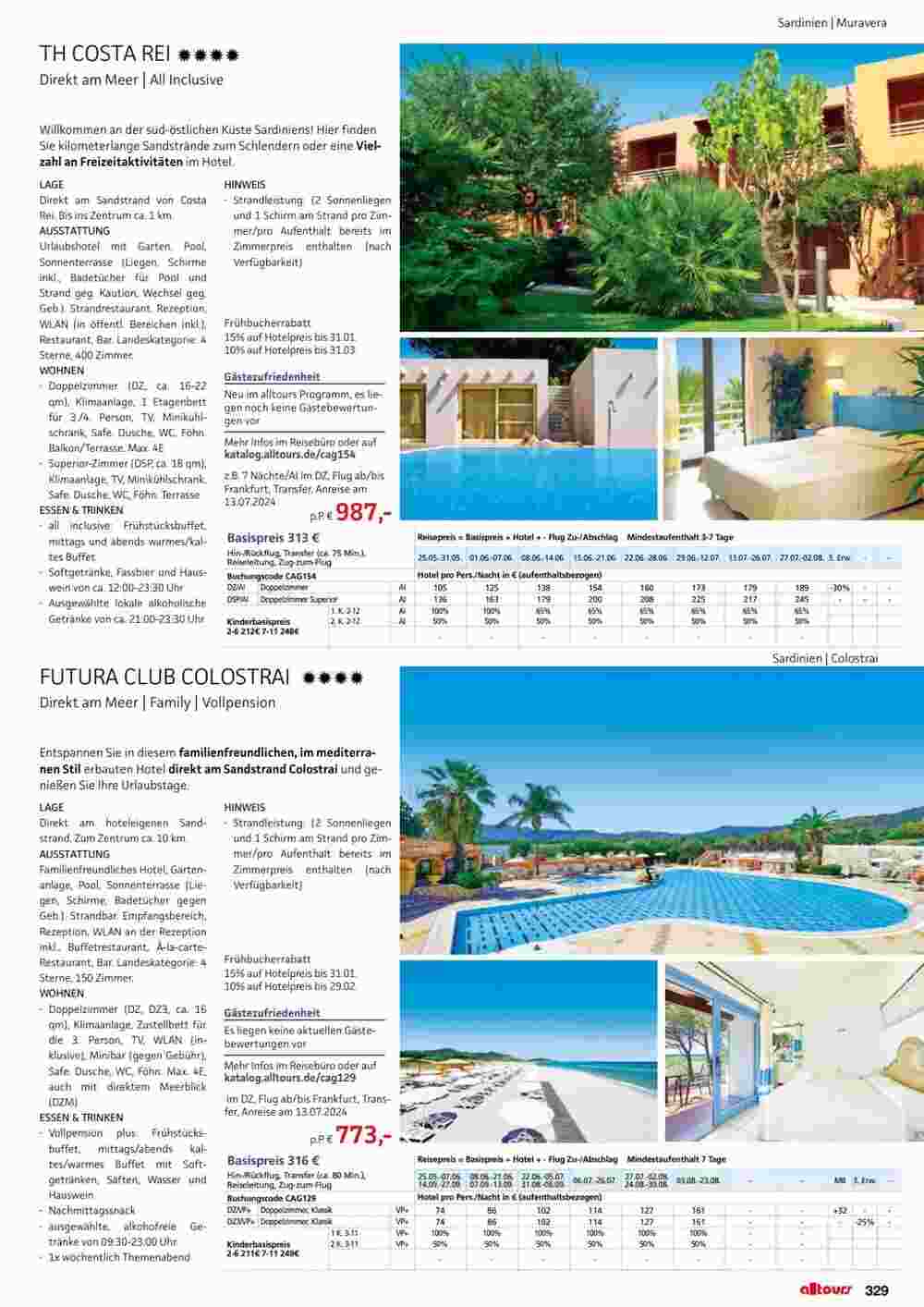 Alltours Flugblatt (ab 01.05.2024) - Angebote und Prospekt - Seite 329