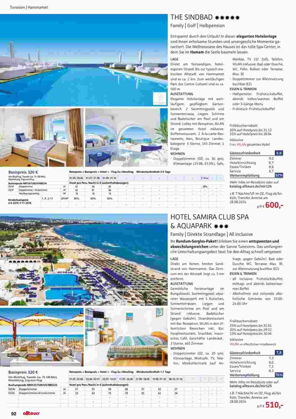 Alltours Flugblatt (ab 01.05.2024) - Angebote und Prospekt - Seite 92