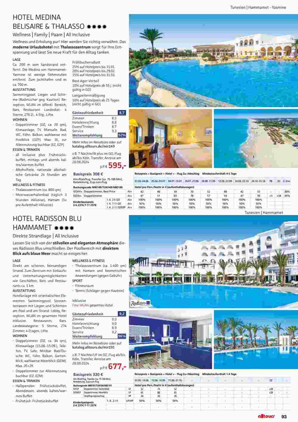 Alltours Flugblatt (ab 01.05.2024) - Angebote und Prospekt - Seite 93