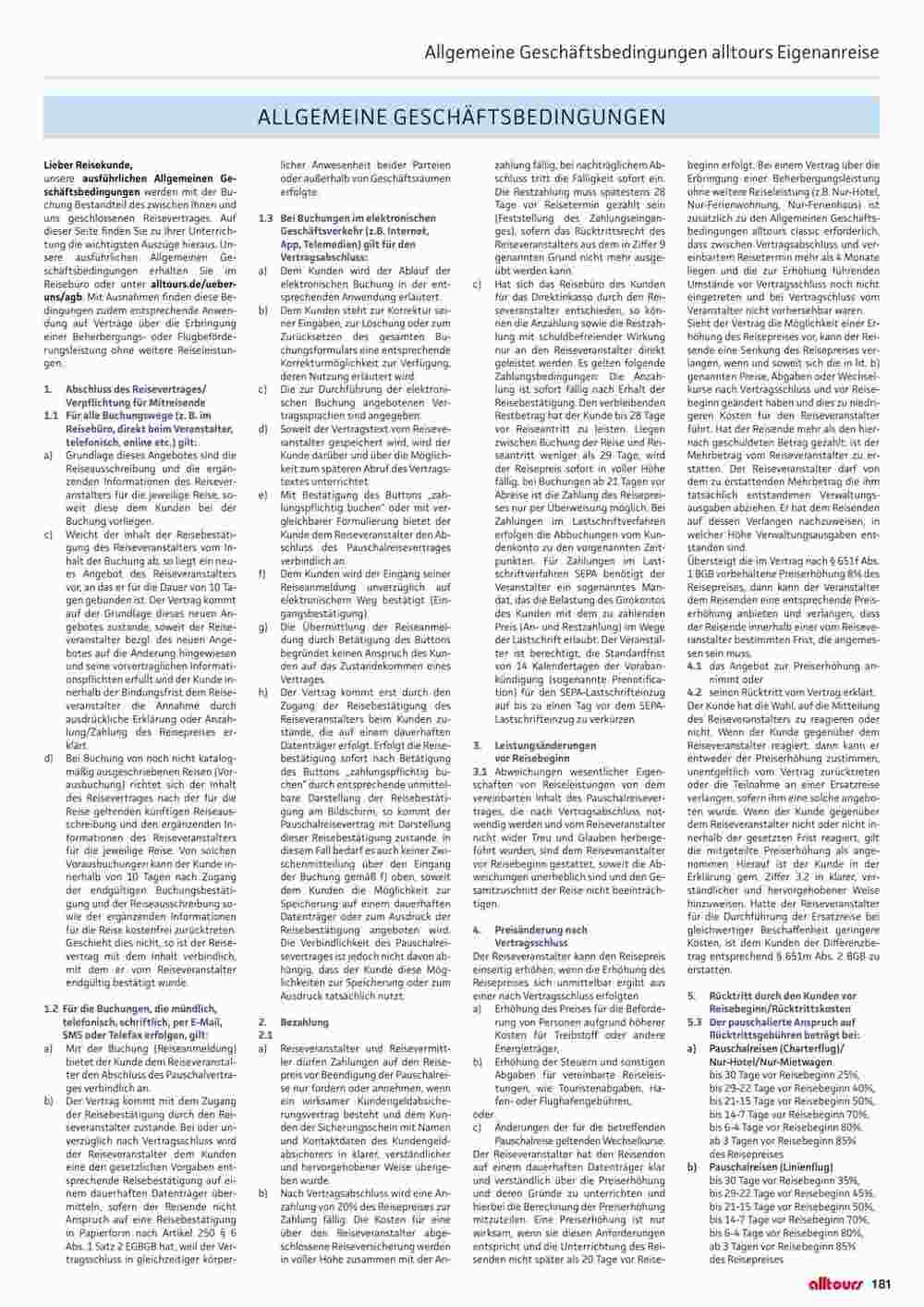 Alltours Flugblatt (ab 01.05.2024) - Angebote und Prospekt - Seite 181