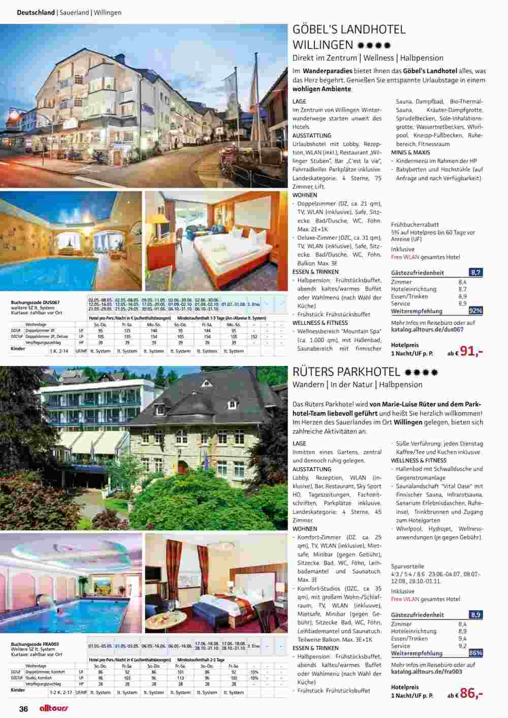 Alltours Flugblatt (ab 01.05.2024) - Angebote und Prospekt - Seite 36