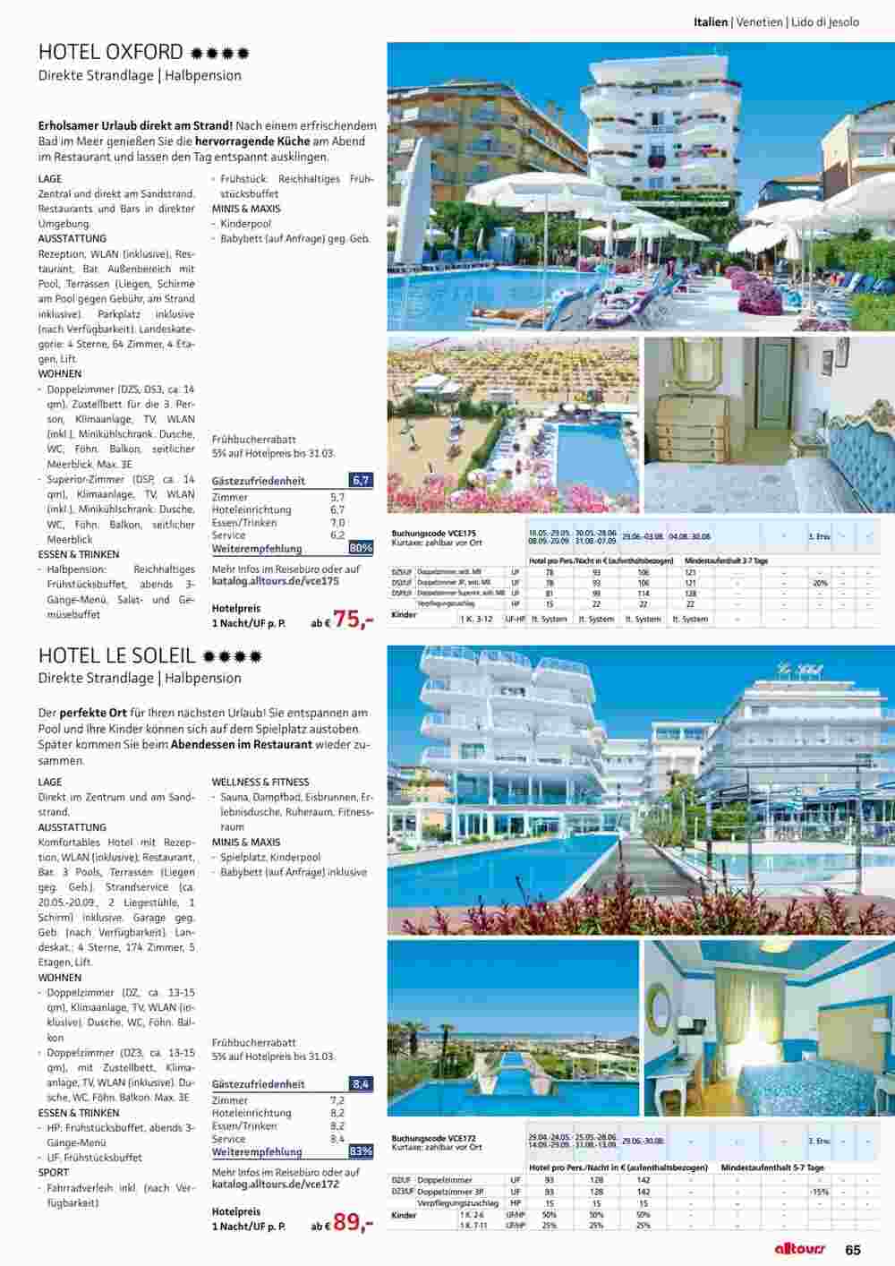 Alltours Flugblatt (ab 01.05.2024) - Angebote und Prospekt - Seite 65