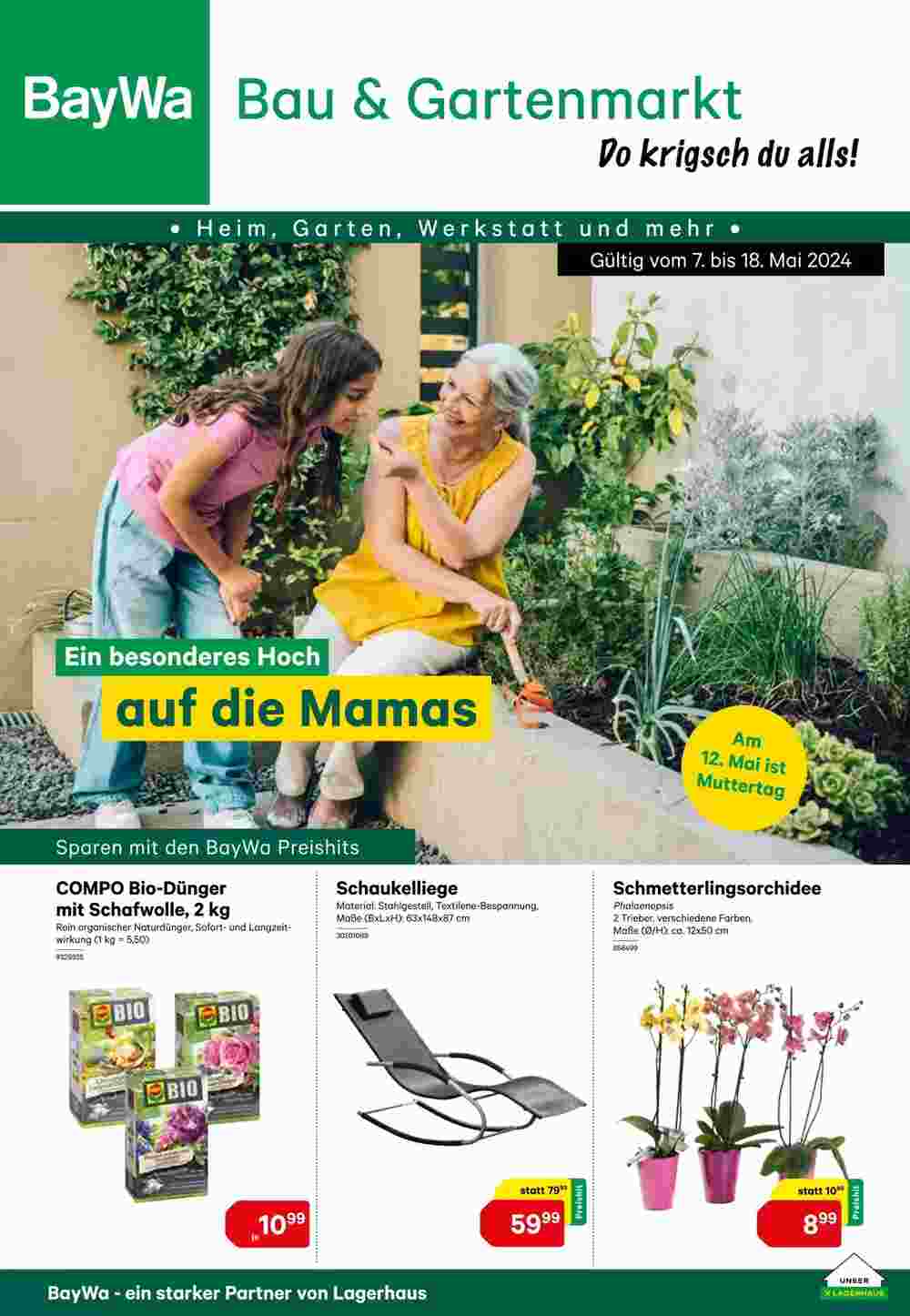 BayWa Flugblatt (ab 07.05.2024) - Angebote und Prospekt - Seite 1