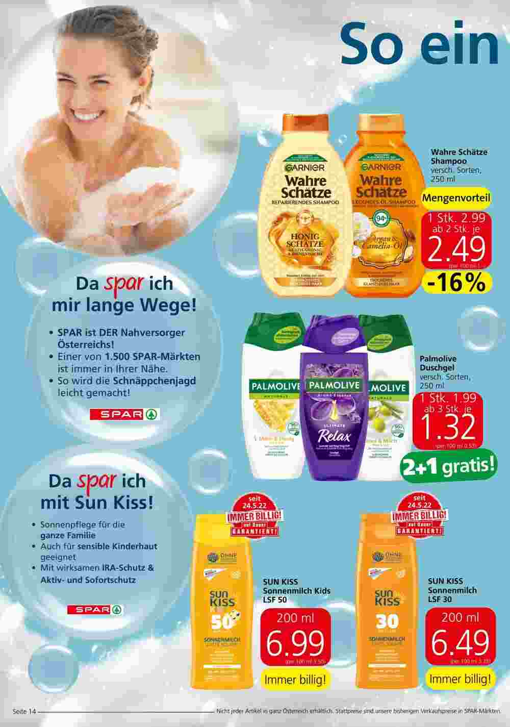 Spar Flugblatt (ab 07.05.2024) - Angebote und Prospekt - Seite 14