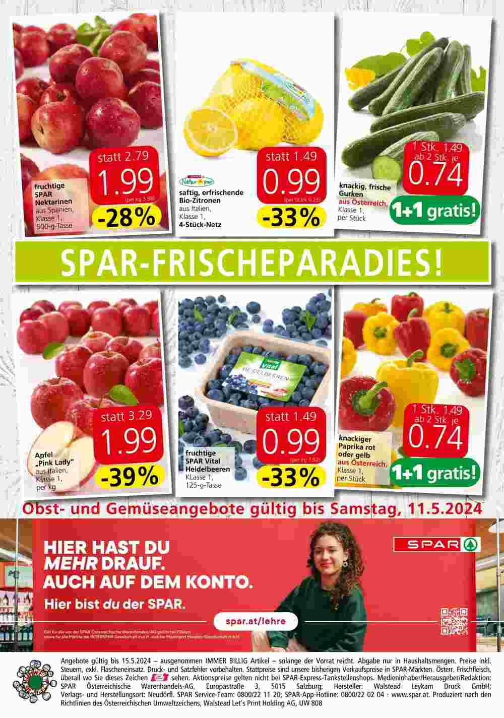 Spar Flugblatt (ab 07.05.2024) - Angebote und Prospekt - Seite 16
