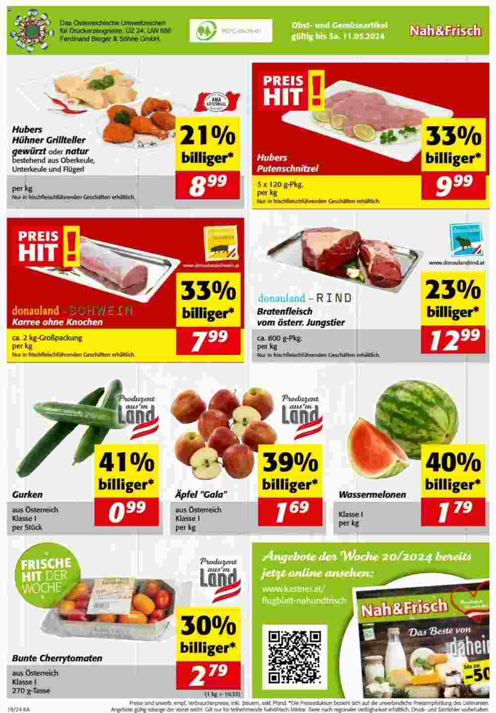 Nah&Frisch Flugblatt (ab 08.05.2024) - Angebote und Prospekt - Seite 8
