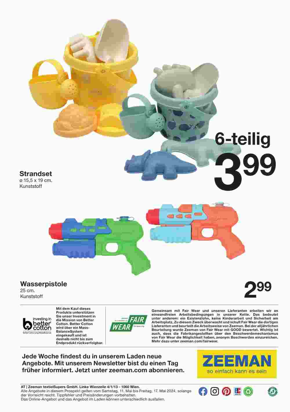 Zeeman Flugblatt (ab 11.05.2024) - Angebote und Prospekt - Seite 12