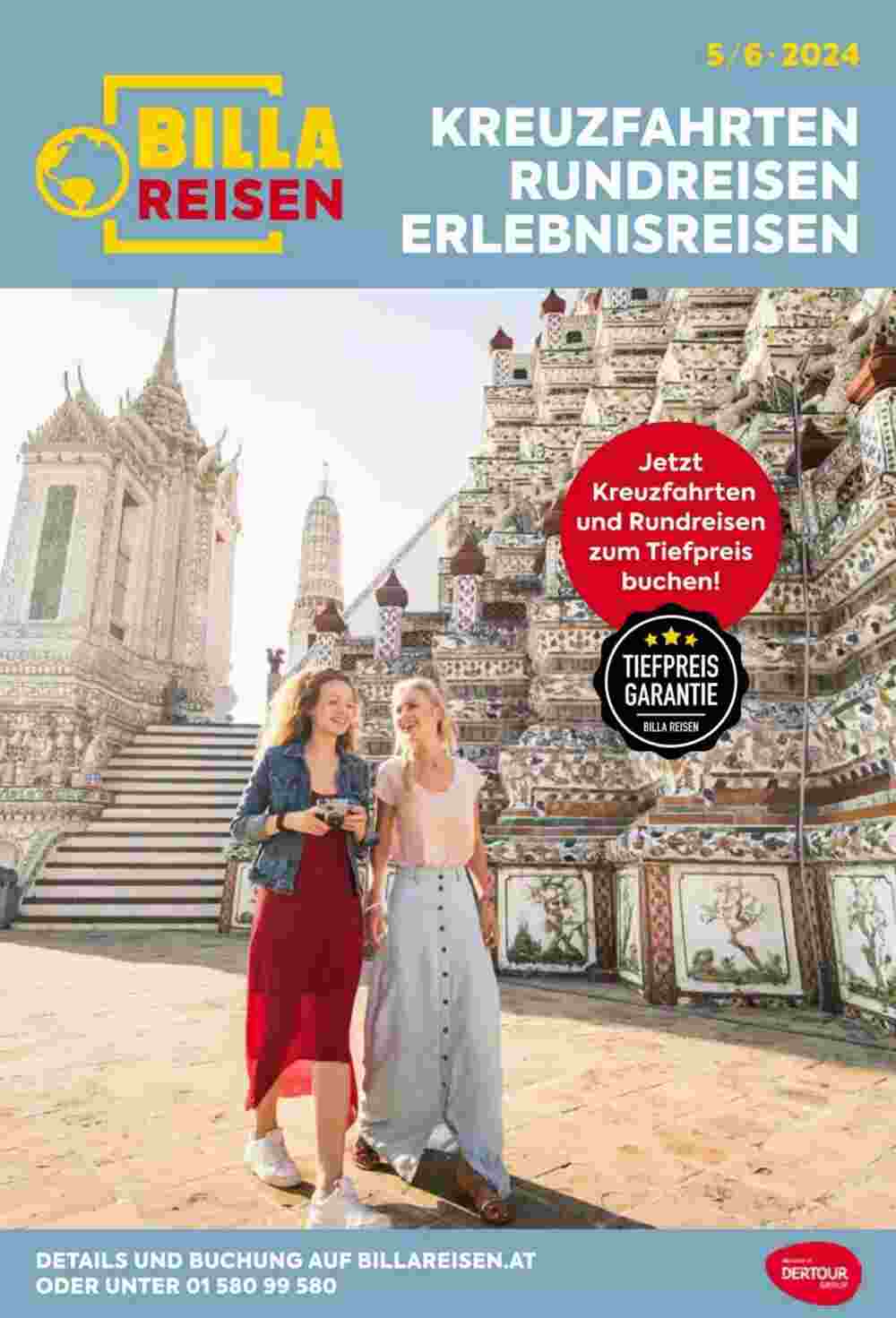 Billa Reisen Flugblatt (ab 14.05.2024) - Angebote und Prospekt - Seite 1