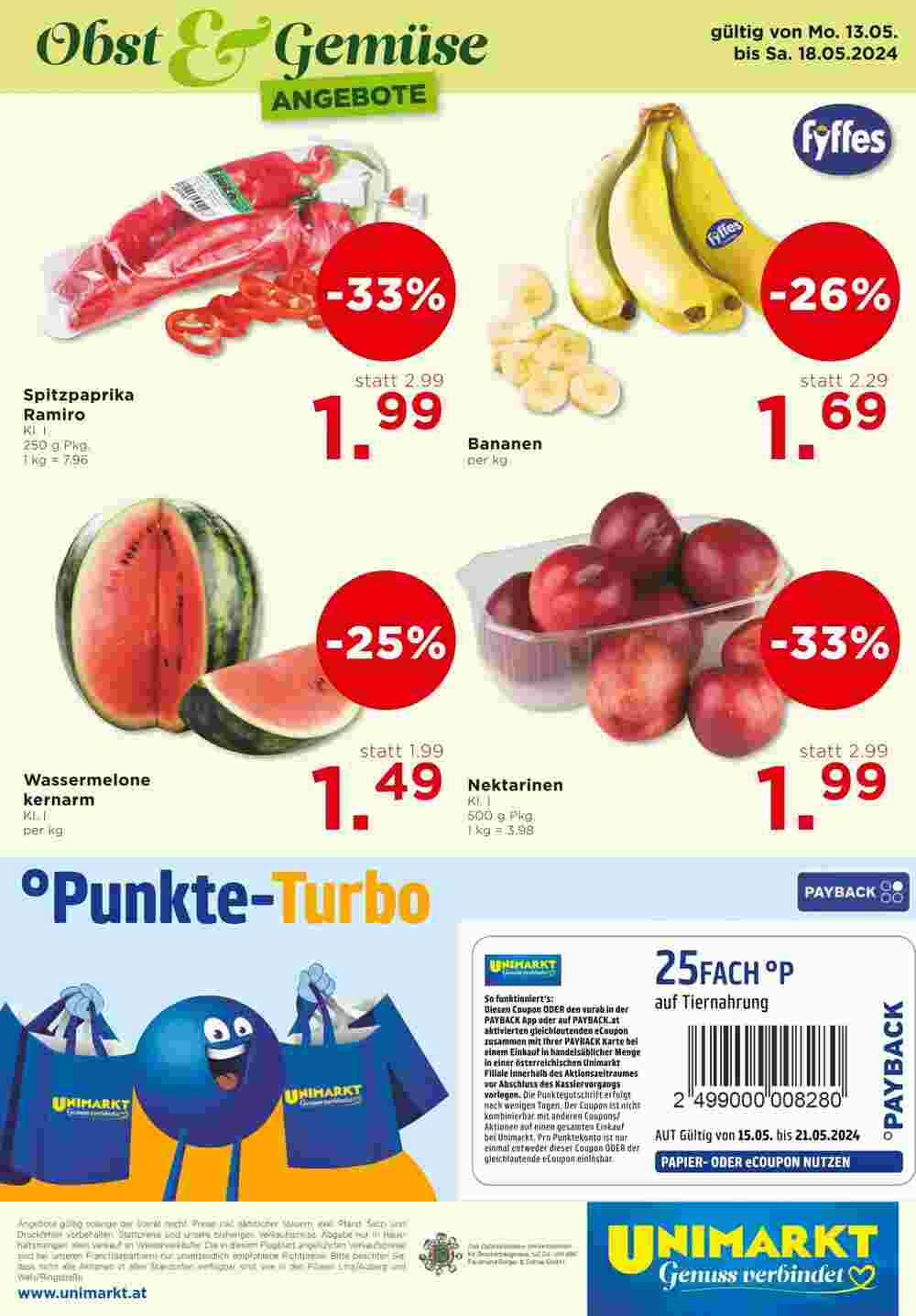 Unimarkt Flugblatt (ab 15.05.2024) - Angebote und Prospekt - Seite 16