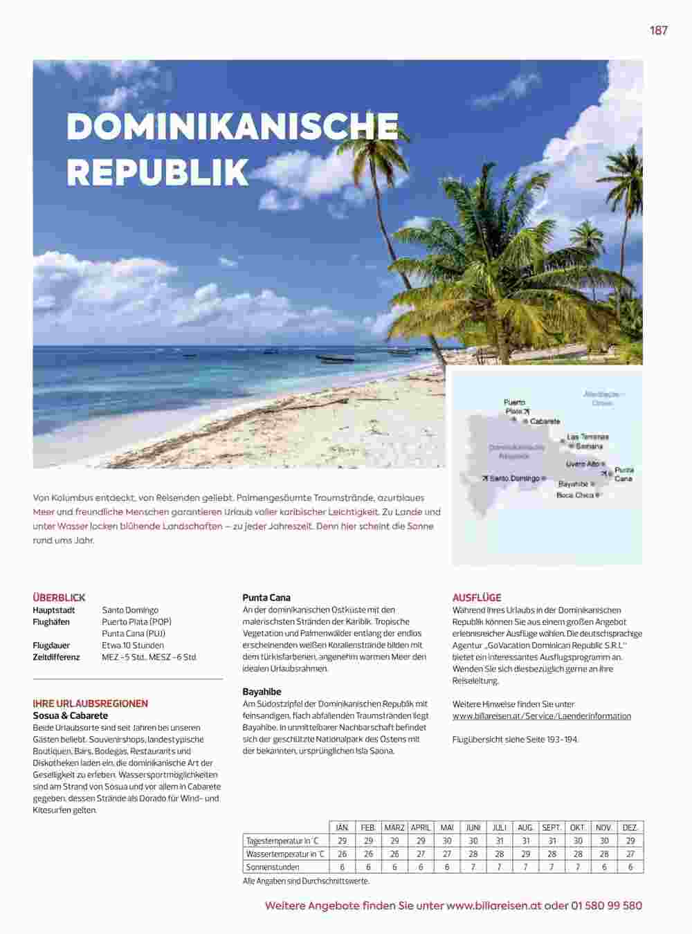 Billa Reisen Flugblatt (ab 31.05.2024) - Angebote und Prospekt - Seite 187