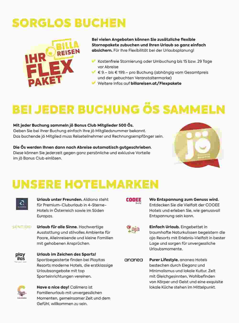 Billa Reisen Flugblatt (ab 31.05.2024) - Angebote und Prospekt - Seite 3