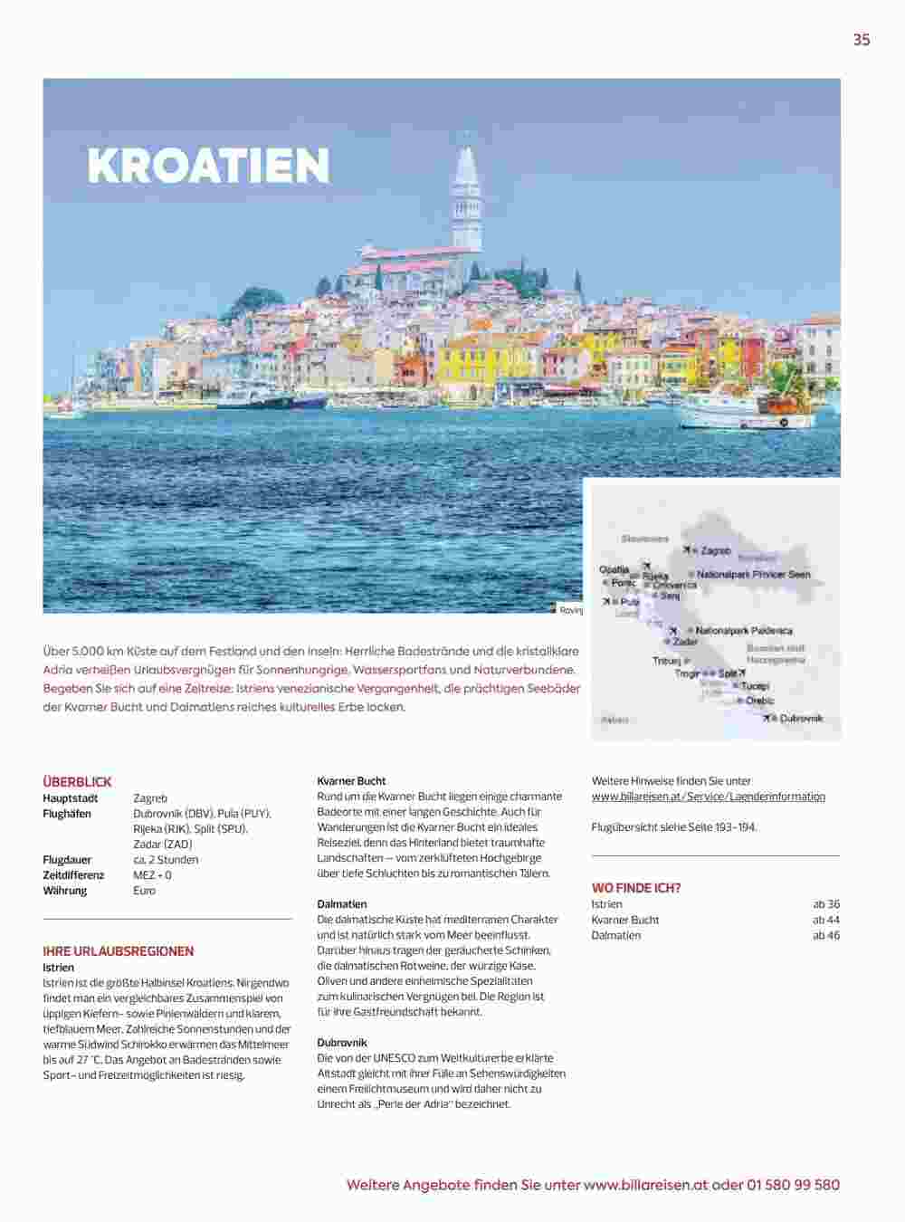 Billa Reisen Flugblatt (ab 31.05.2024) - Angebote und Prospekt - Seite 35
