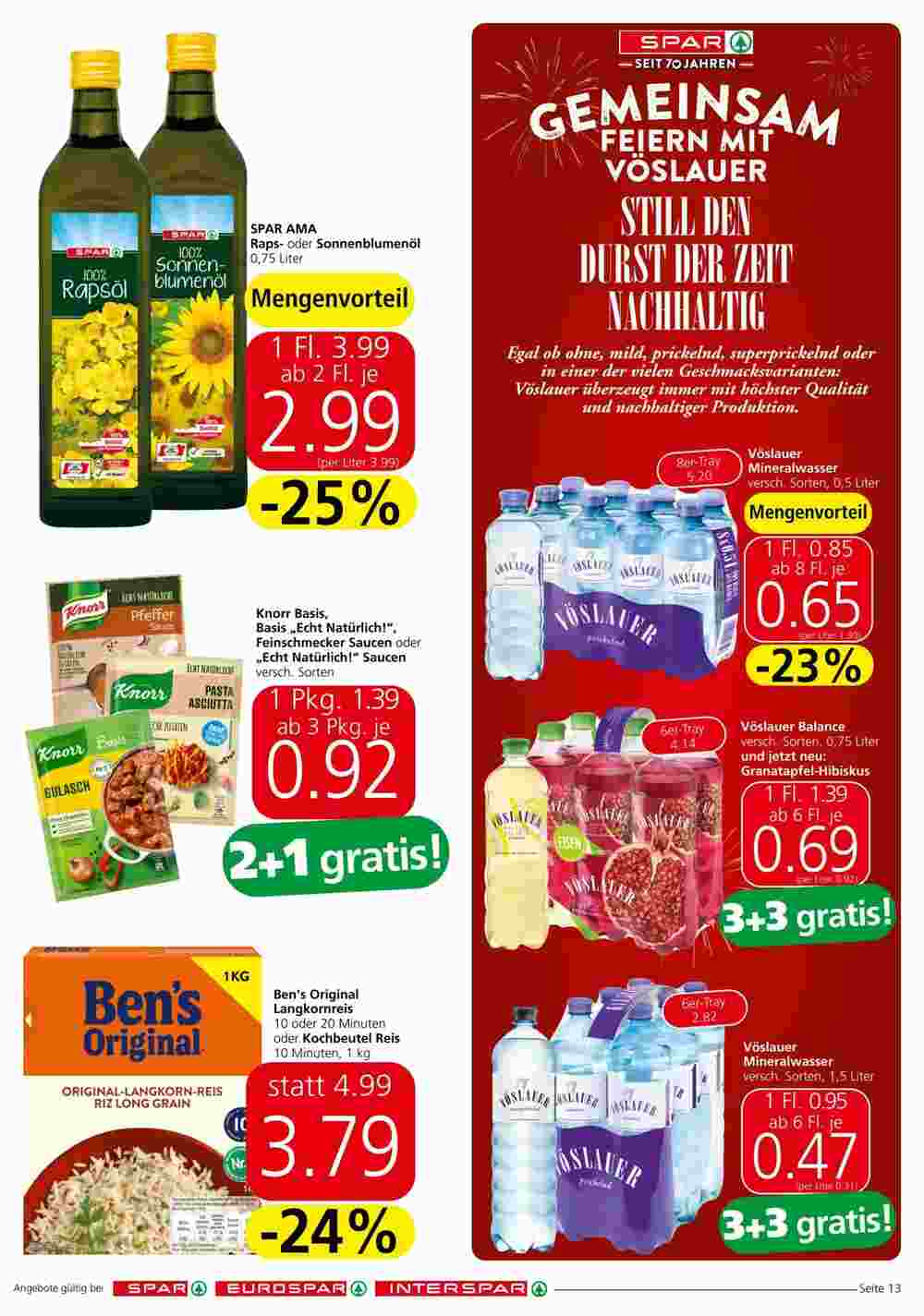 Spar Flugblatt (ab 12.06.2024) - Angebote und Prospekt - Seite 13