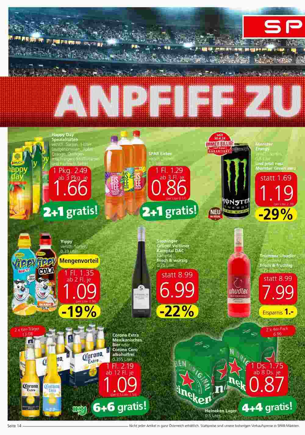 Spar Flugblatt (ab 12.06.2024) - Angebote und Prospekt - Seite 14