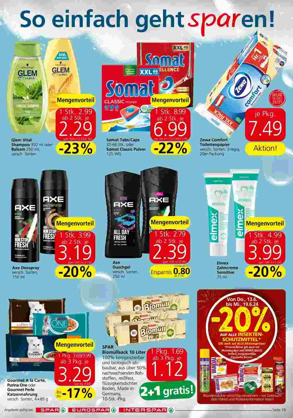 Spar Flugblatt (ab 12.06.2024) - Angebote und Prospekt - Seite 19