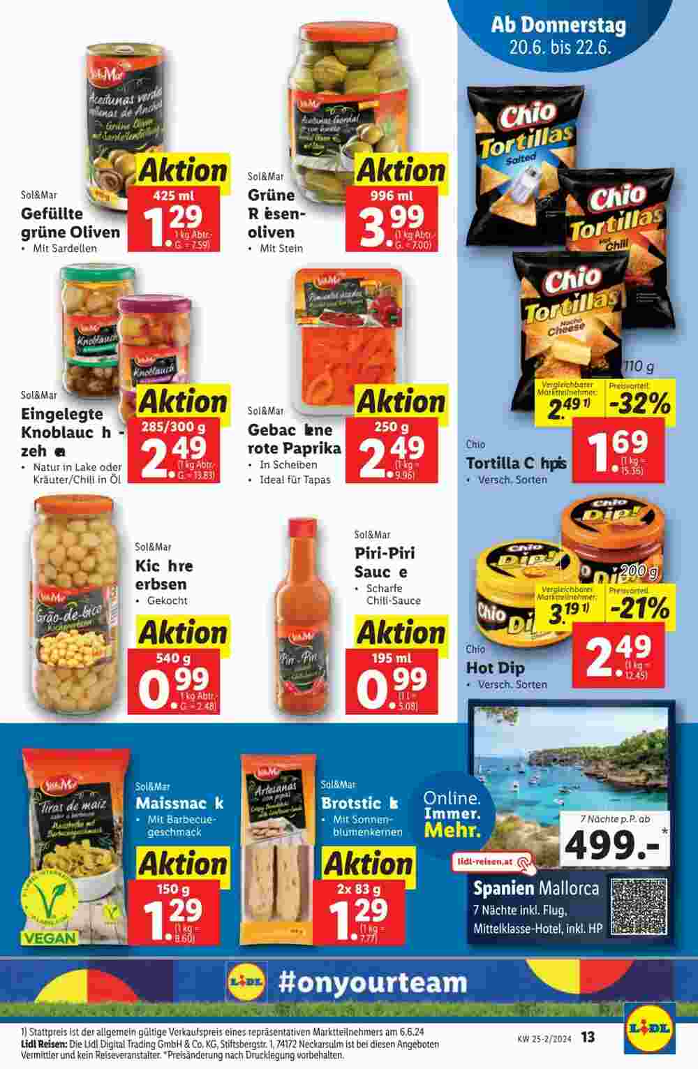 Lidl Flugblatt (ab 19.06.2024) - Angebote und Prospekt - Seite 13