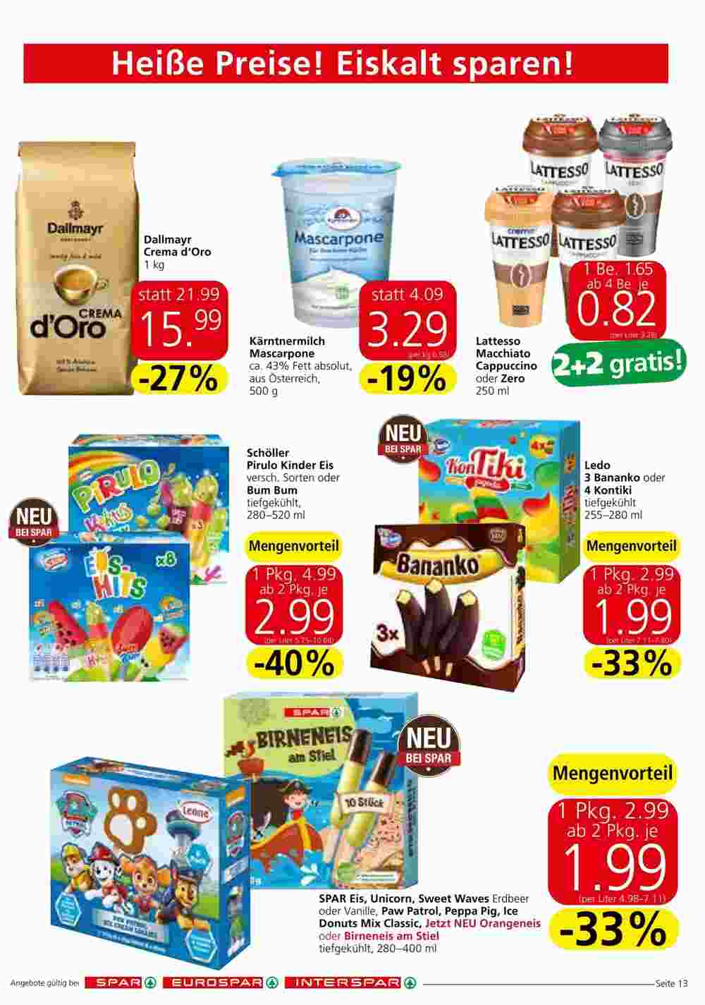 Spar Flugblatt (ab 20.06.2024) - Angebote und Prospekt - Seite 13