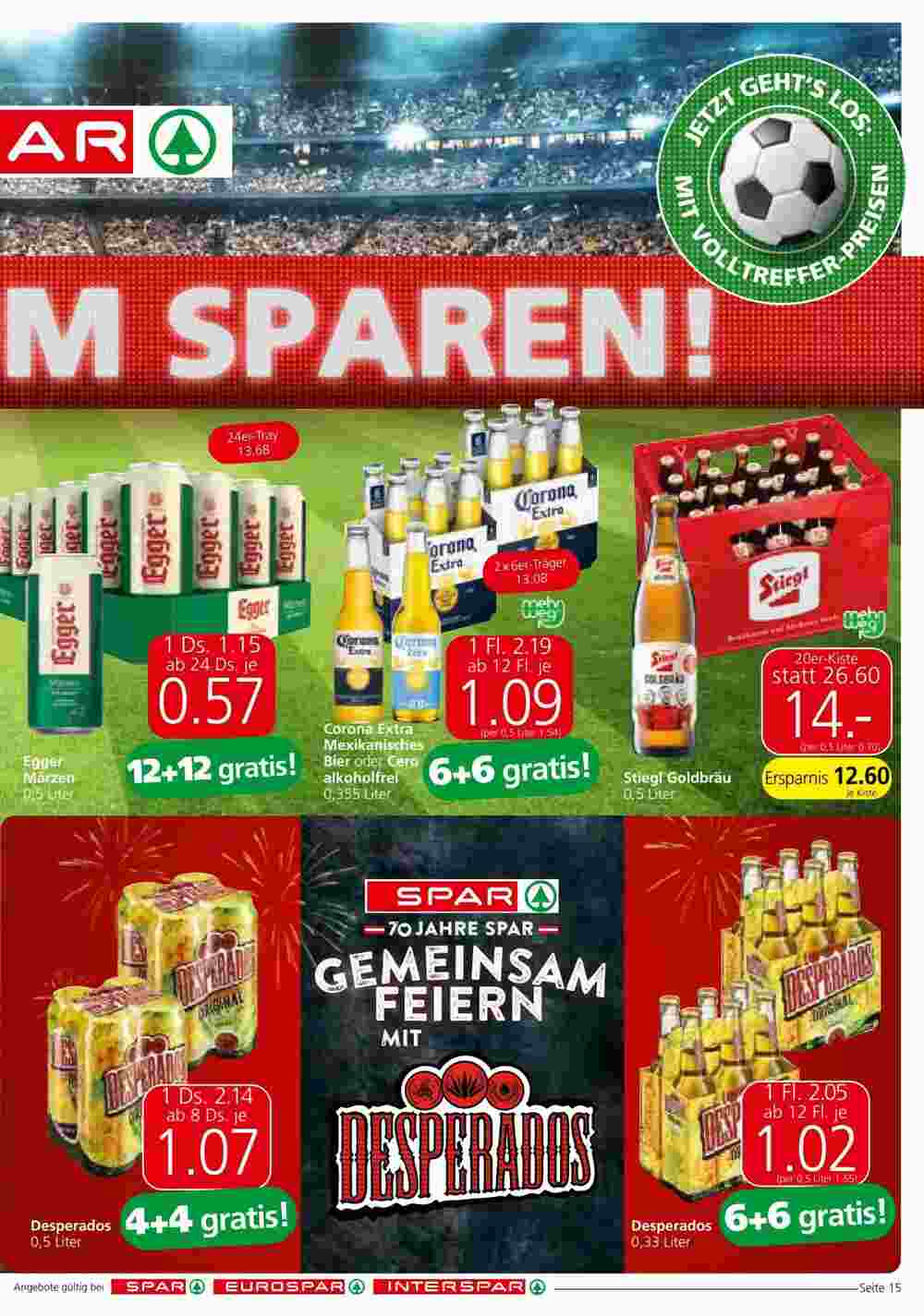 Spar Flugblatt (ab 20.06.2024) - Angebote und Prospekt - Seite 15