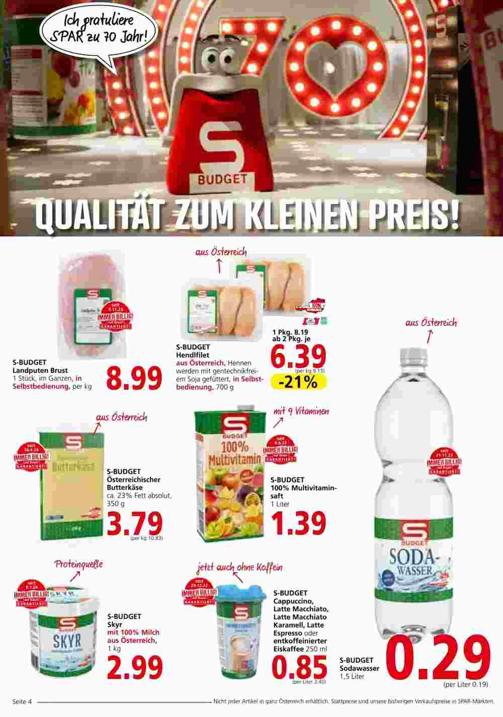 Spar Flugblatt (ab 20.06.2024) - Angebote und Prospekt - Seite 4