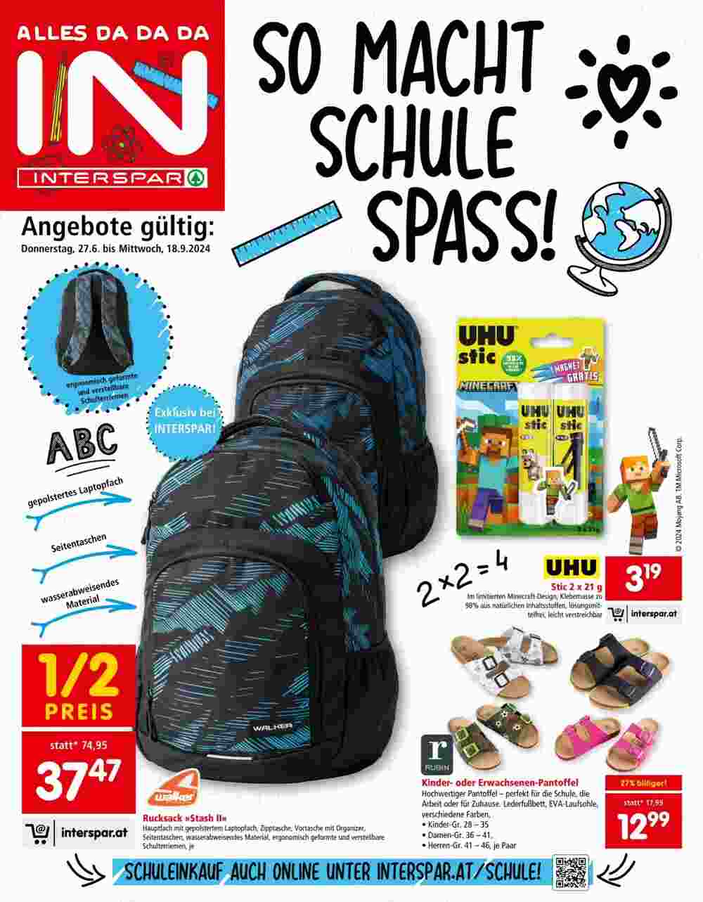 Interspar Flugblatt (ab 26.06.2024) - Angebote und Prospekt - Seite 1