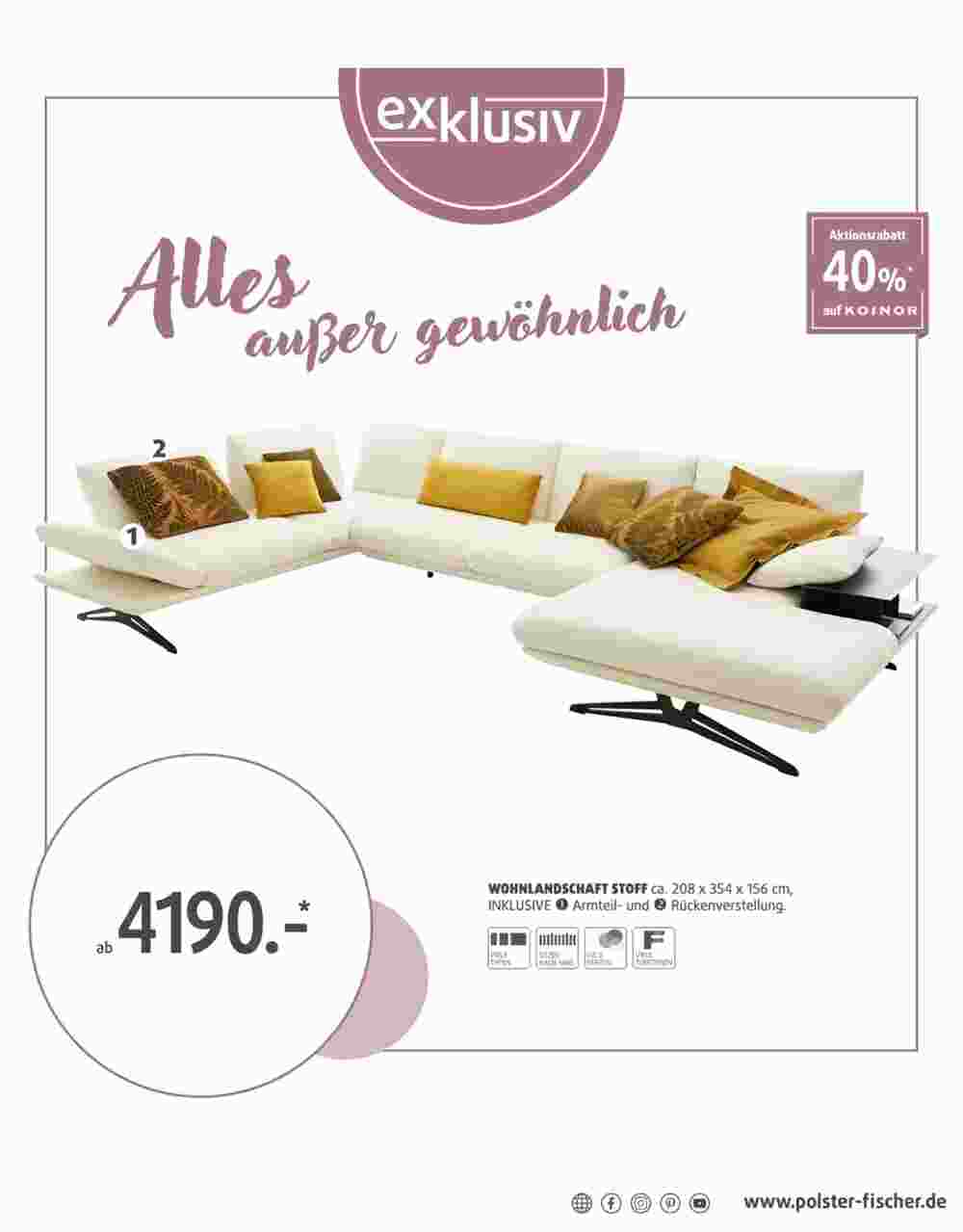 Polstermöbel Fischer Flugblatt (ab 03.07.2024) - Angebote und Prospekt - Seite 39