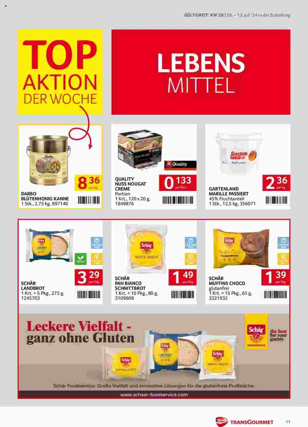 Transgourmet Flugblatt (ab 08.07.2024) - Angebote und Prospekt - Seite 11