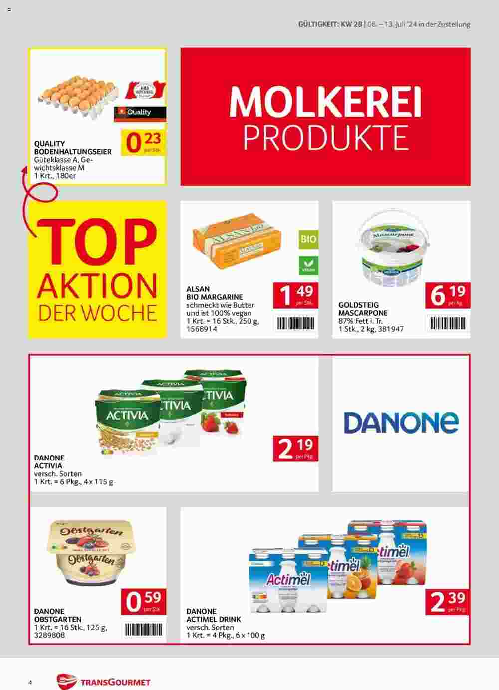 Transgourmet Flugblatt (ab 08.07.2024) - Angebote und Prospekt - Seite 4