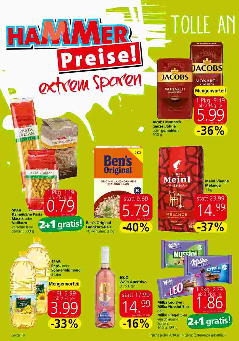 Eurospar Flugblatt (ab 10.07.2024) - Angebote und Prospekt - Seite 10