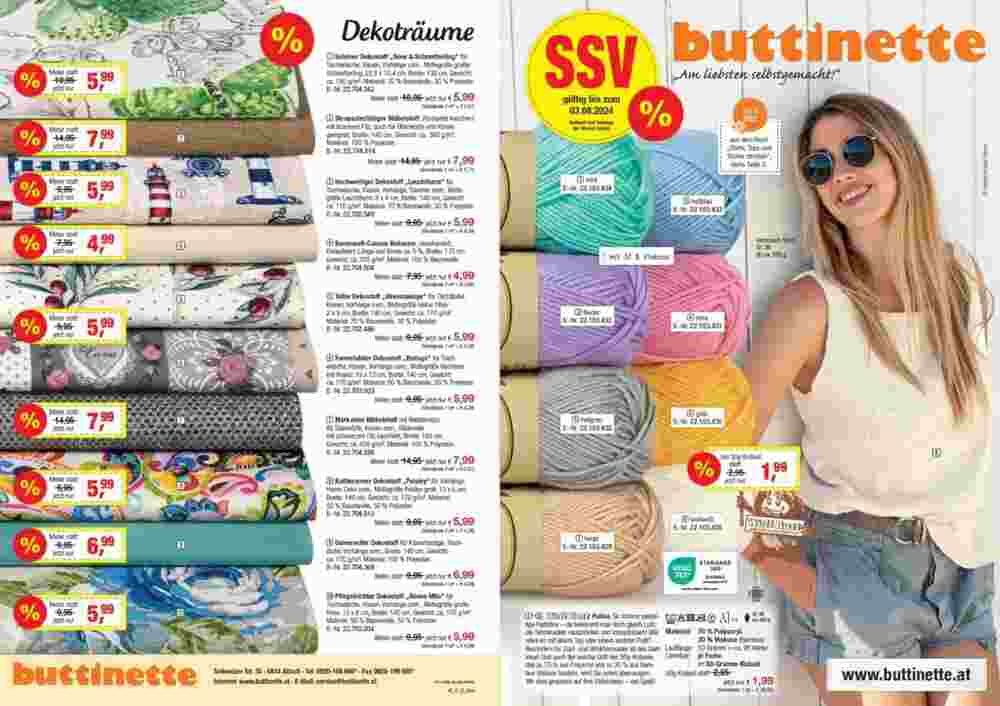 Buttinette Flugblatt (ab 12.07.2024) - Angebote und Prospekt - Seite 16