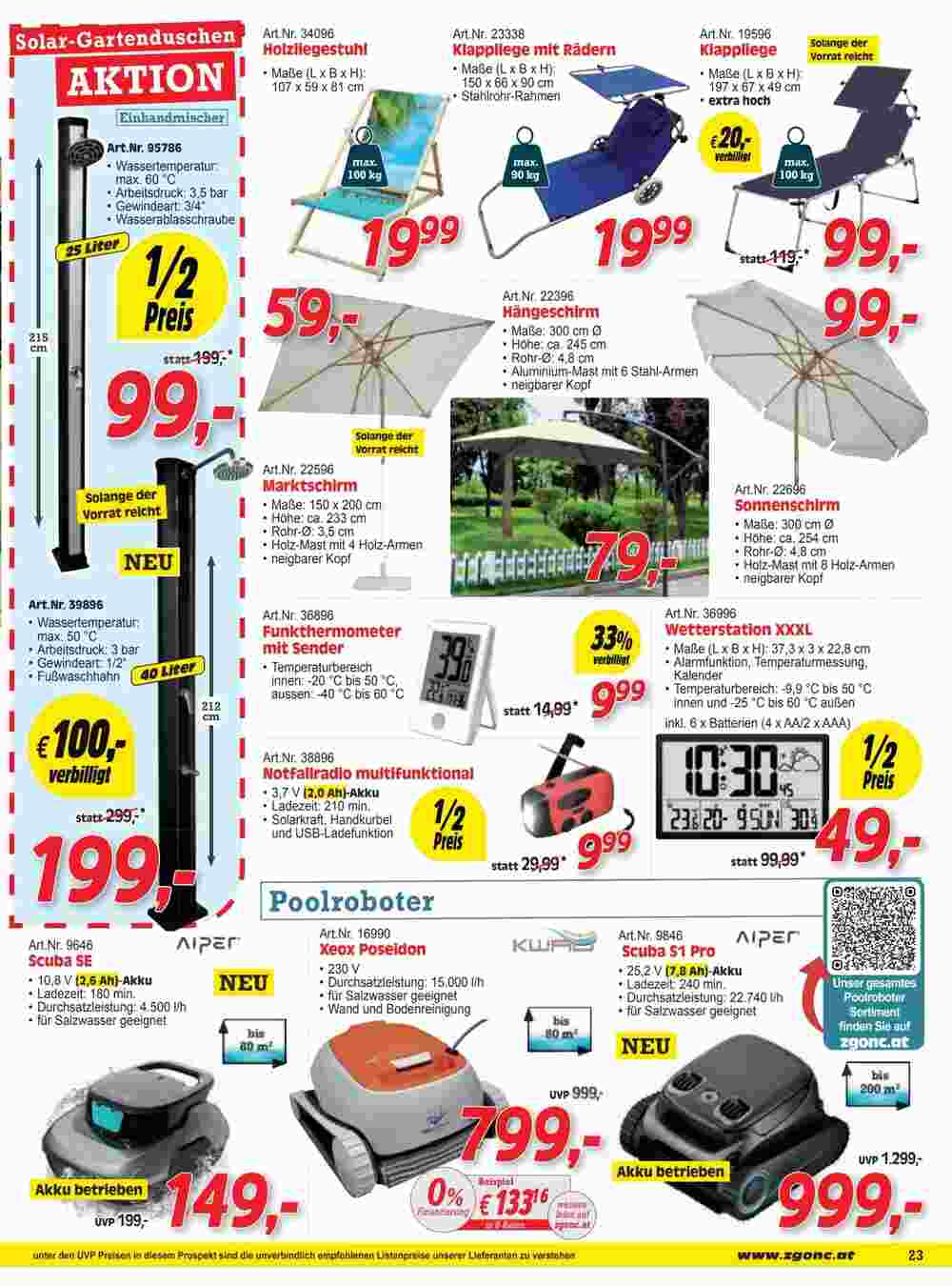 Zgonc Flugblatt (ab 14.07.2024) - Angebote und Prospekt - Seite 23