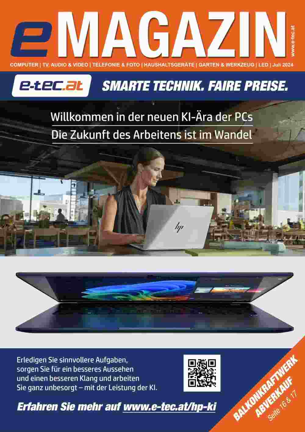 e-tec Flugblatt (ab 16.07.2024) - Angebote und Prospekt - Seite 1