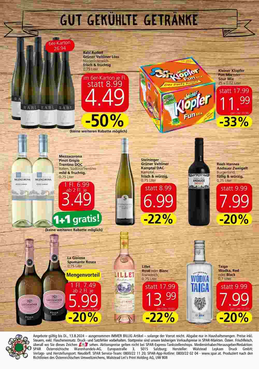 Spar Flugblatt (ab 17.07.2024) - Angebote und Prospekt - Seite 4