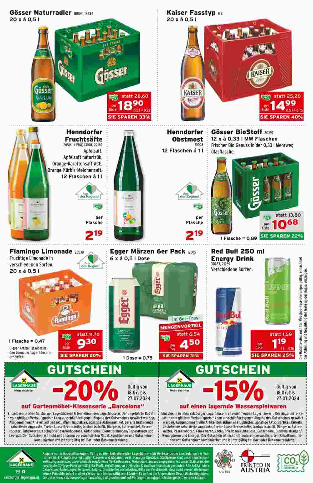 Salzburger Lagerhaus Flugblatt (ab 18.07.2024) - Angebote und Prospekt - Seite 8