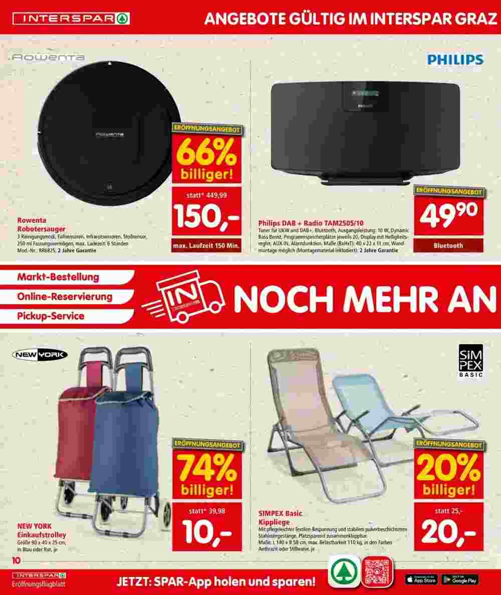 Interspar Restaurant Flugblatt (ab 18.07.2024) - Angebote und Prospekt - Seite 10