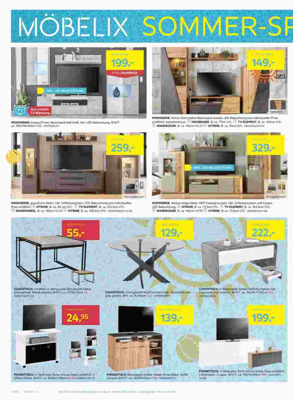 Möbelix Flugblatt (ab 21.07.2024) - Angebote und Prospekt - Seite 4