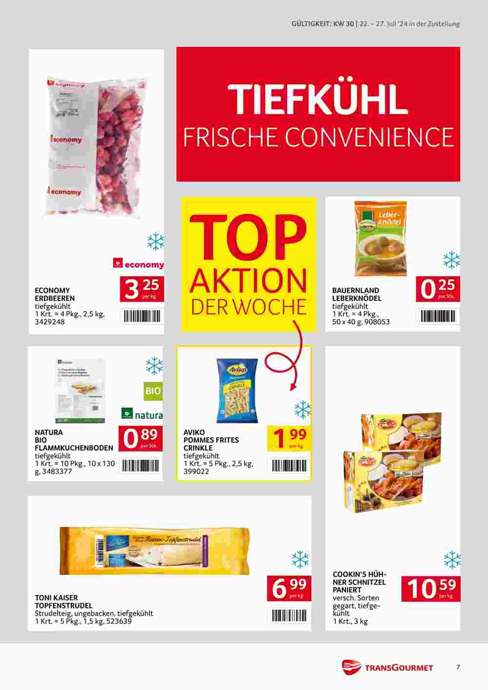 Transgourmet Flugblatt (ab 22.07.2024) - Angebote und Prospekt - Seite 7