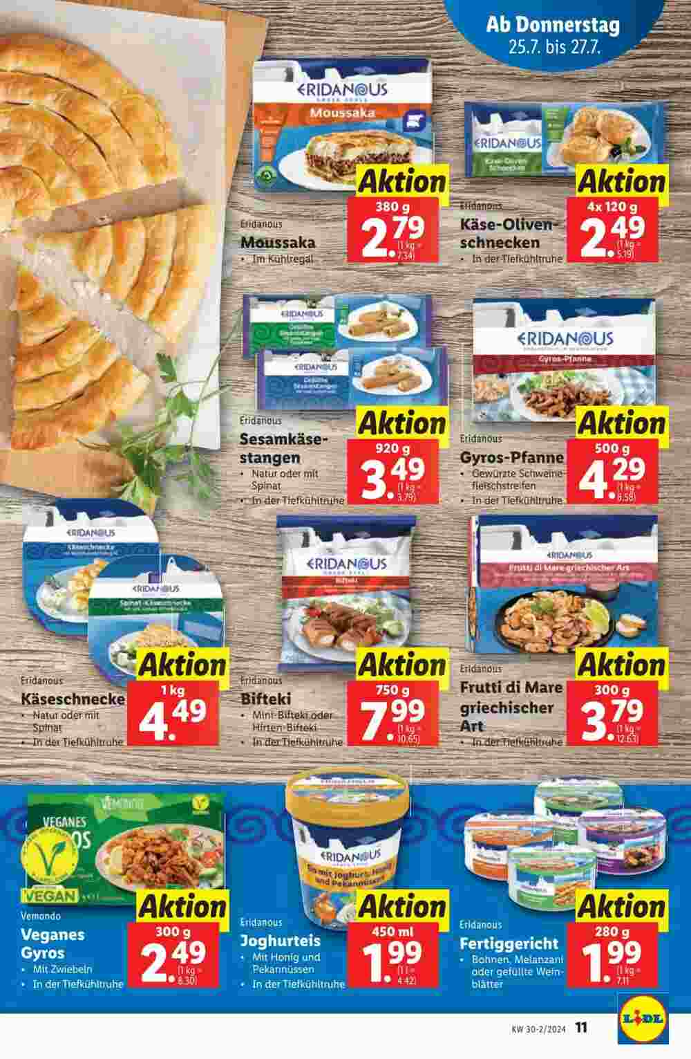 Lidl Flugblatt (ab 24.07.2024) - Angebote und Prospekt - Seite 11