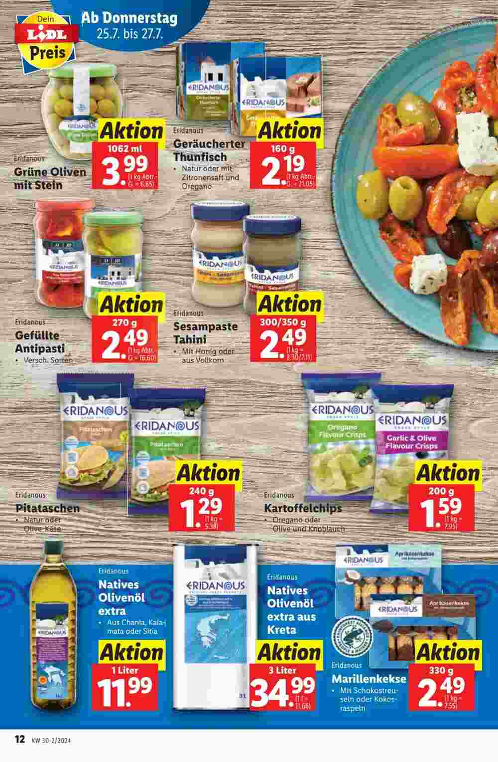 Lidl Flugblatt (ab 24.07.2024) - Angebote und Prospekt - Seite 12