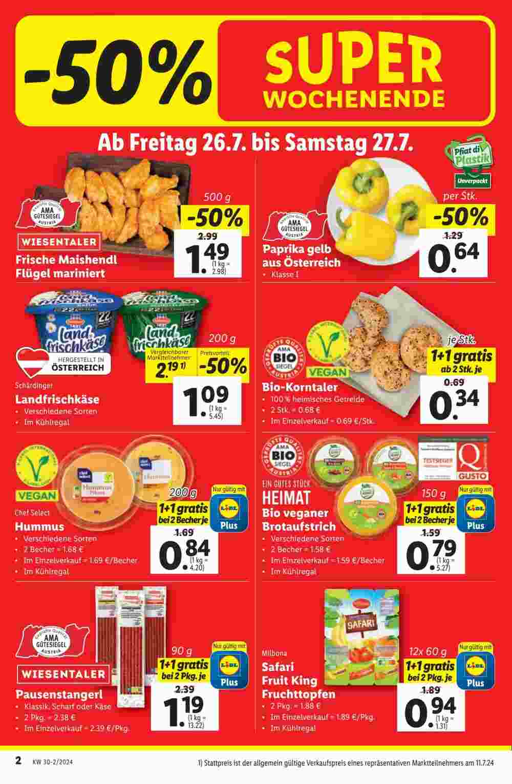 Lidl Flugblatt (ab 24.07.2024) - Angebote und Prospekt - Seite 2