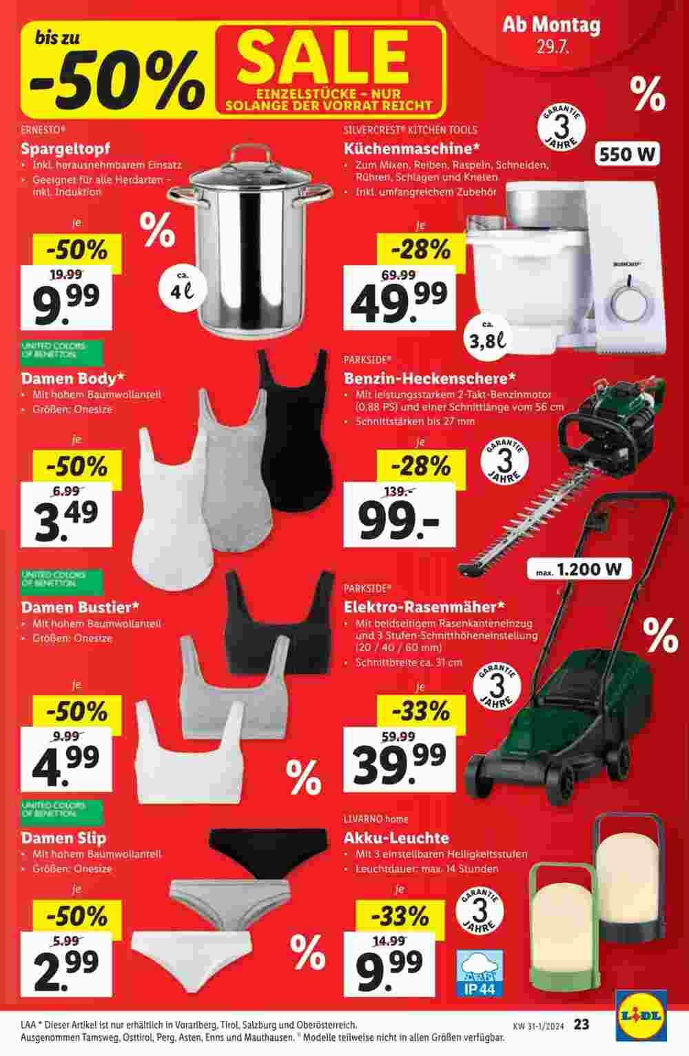 Lidl Flugblatt (ab 24.07.2024) - Angebote und Prospekt - Seite 25