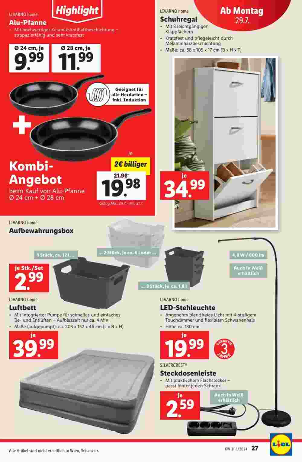 Lidl Flugblatt (ab 24.07.2024) - Angebote und Prospekt - Seite 29