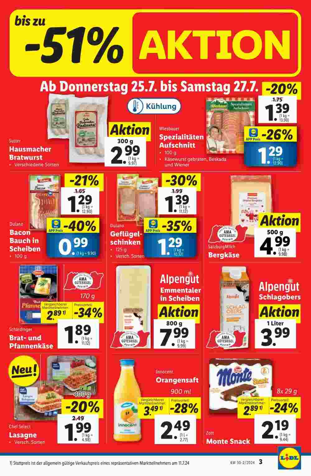 Lidl Flugblatt (ab 24.07.2024) - Angebote und Prospekt - Seite 3