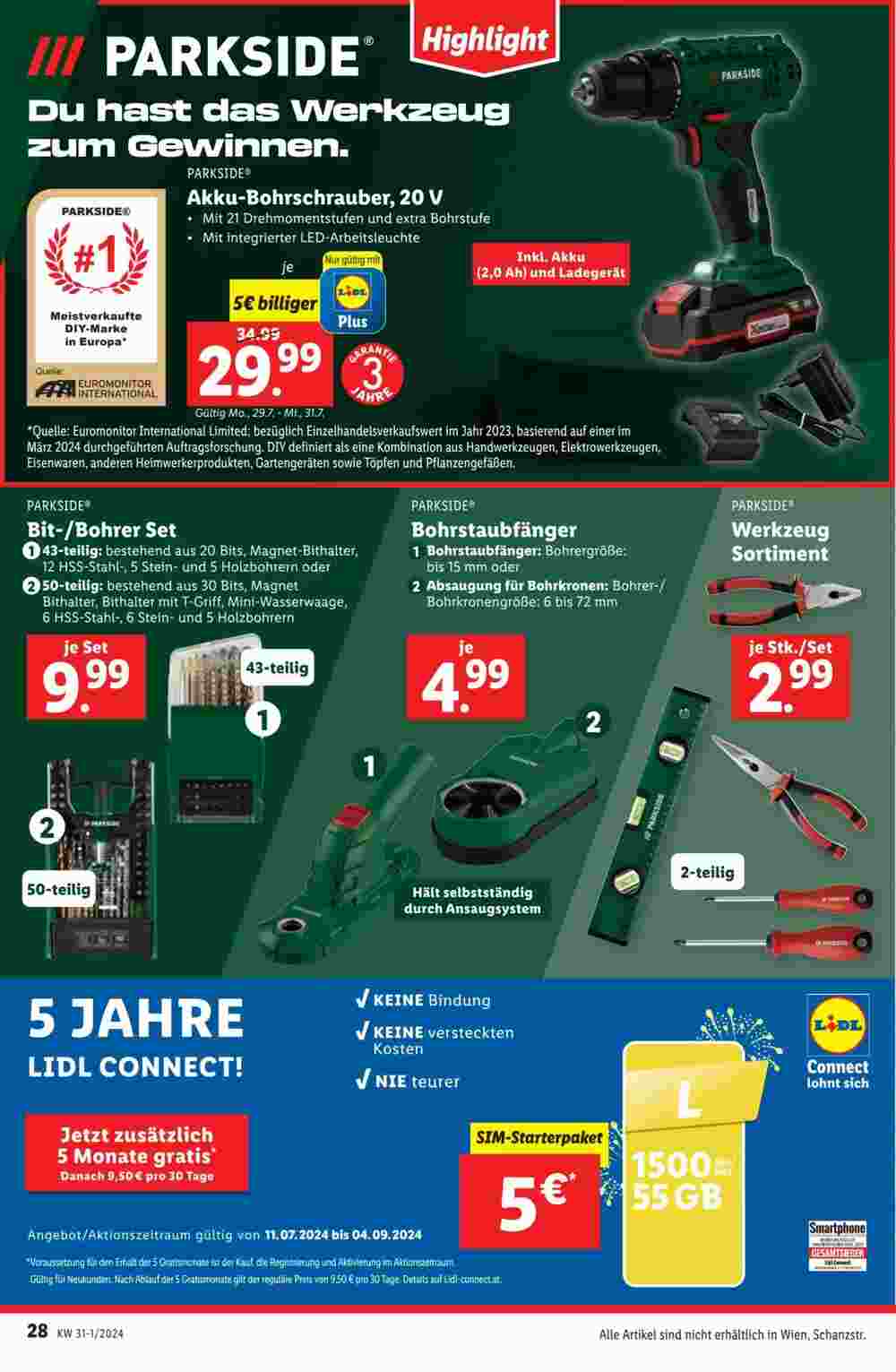 Lidl Flugblatt (ab 24.07.2024) - Angebote und Prospekt - Seite 32