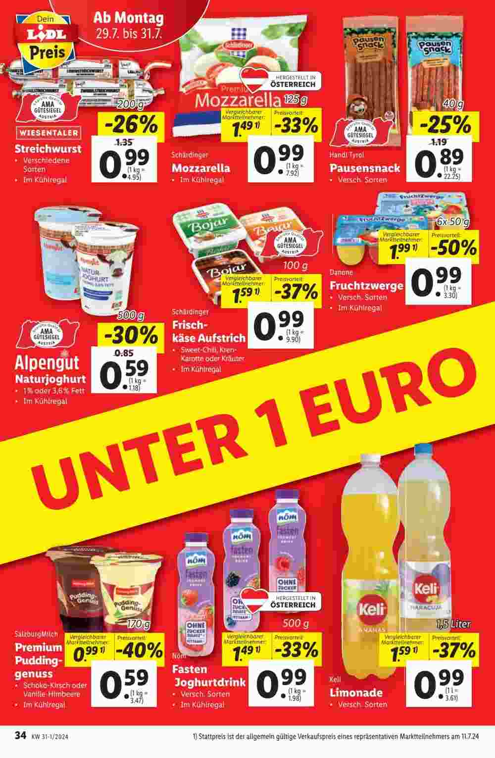 Lidl Flugblatt (ab 24.07.2024) - Angebote und Prospekt - Seite 38