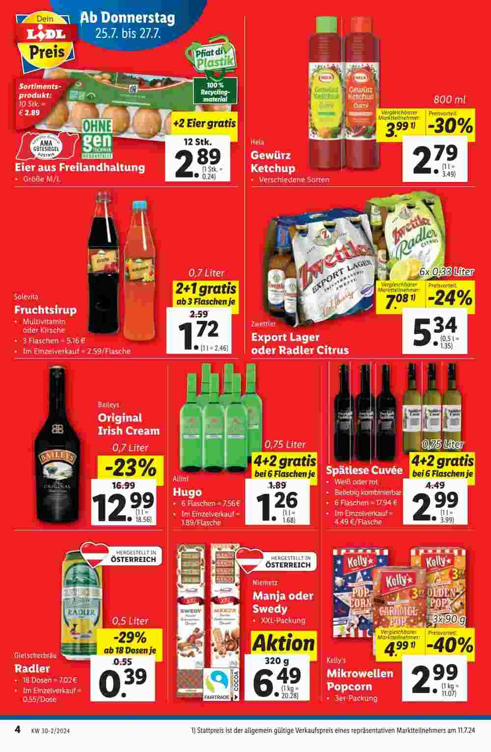 Lidl Flugblatt (ab 24.07.2024) - Angebote und Prospekt - Seite 4