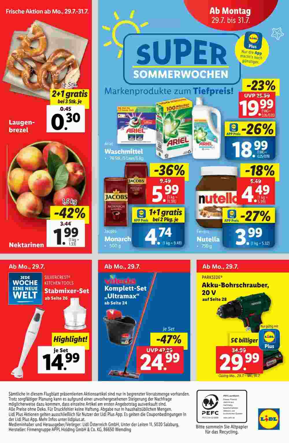 Lidl Flugblatt (ab 24.07.2024) - Angebote und Prospekt - Seite 40