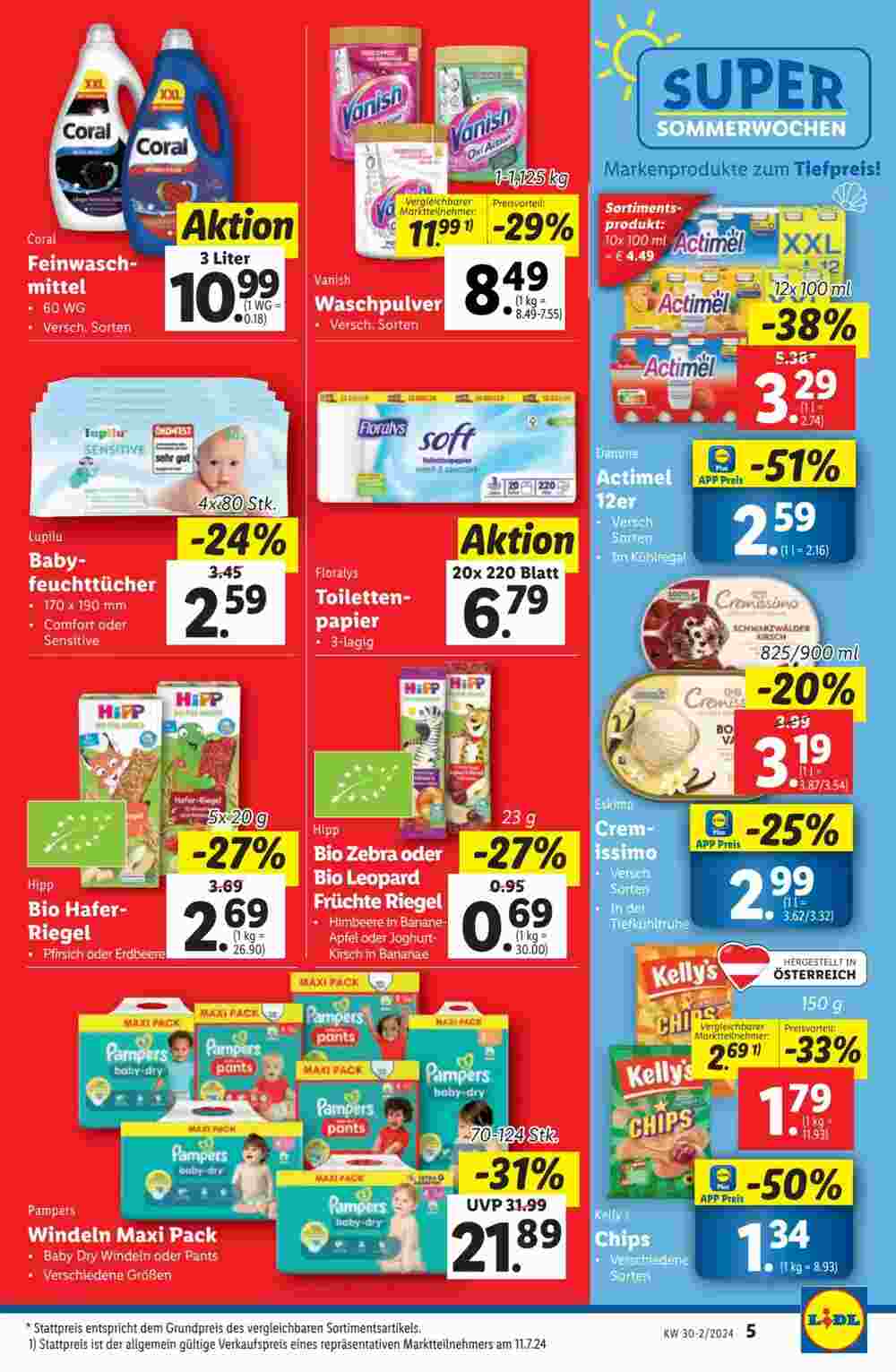 Lidl Flugblatt (ab 24.07.2024) - Angebote und Prospekt - Seite 5