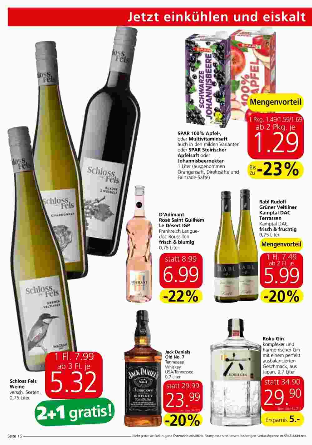 Spar Flugblatt (ab 24.07.2024) - Angebote und Prospekt - Seite 16